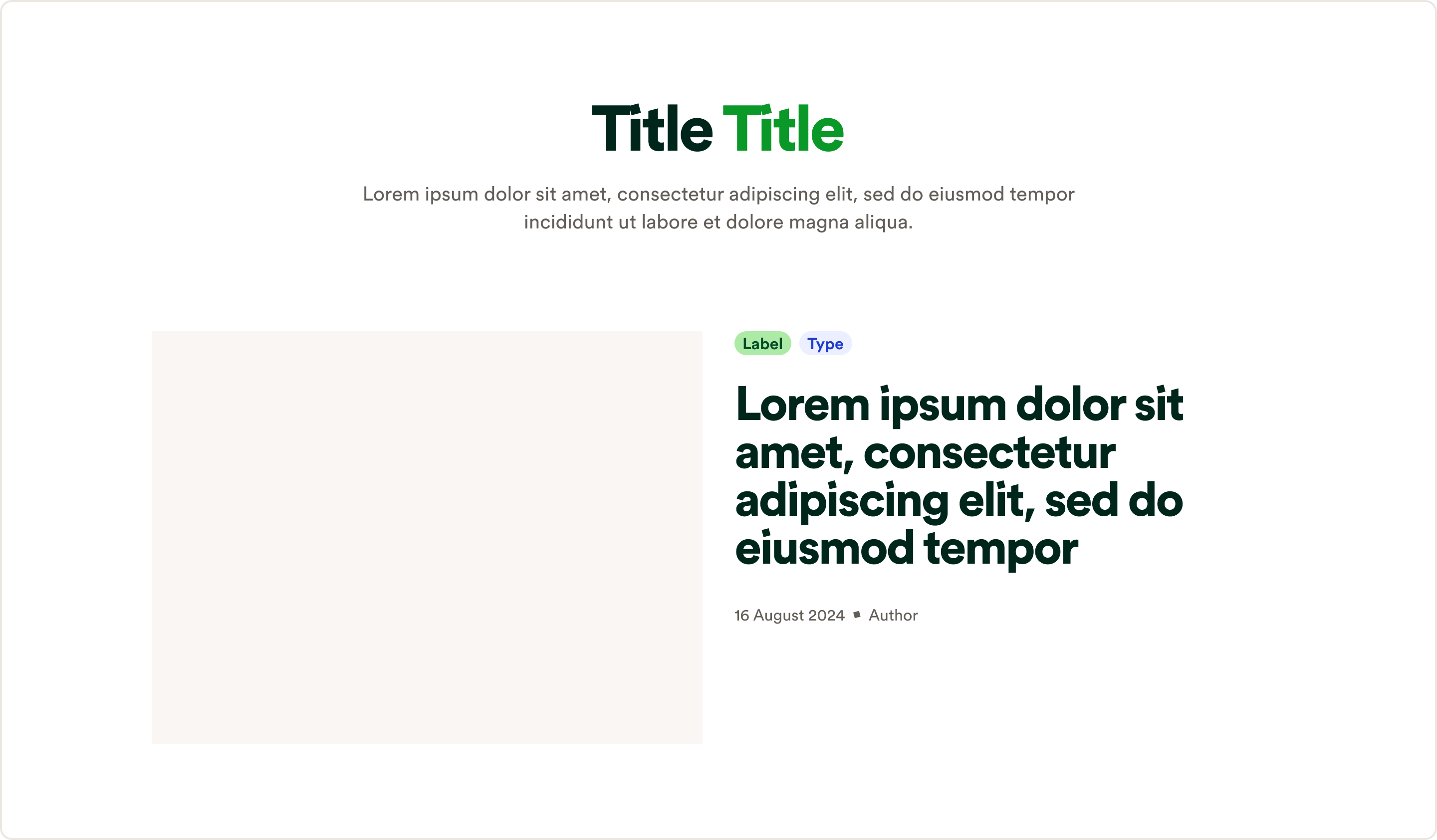 E5 Section - Article Hero Desktop