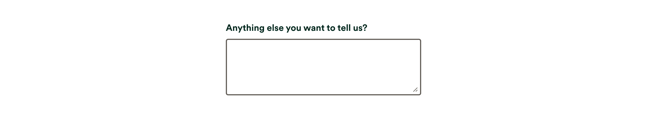 Text area field illustration 1