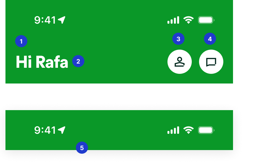 Home header - anatomy