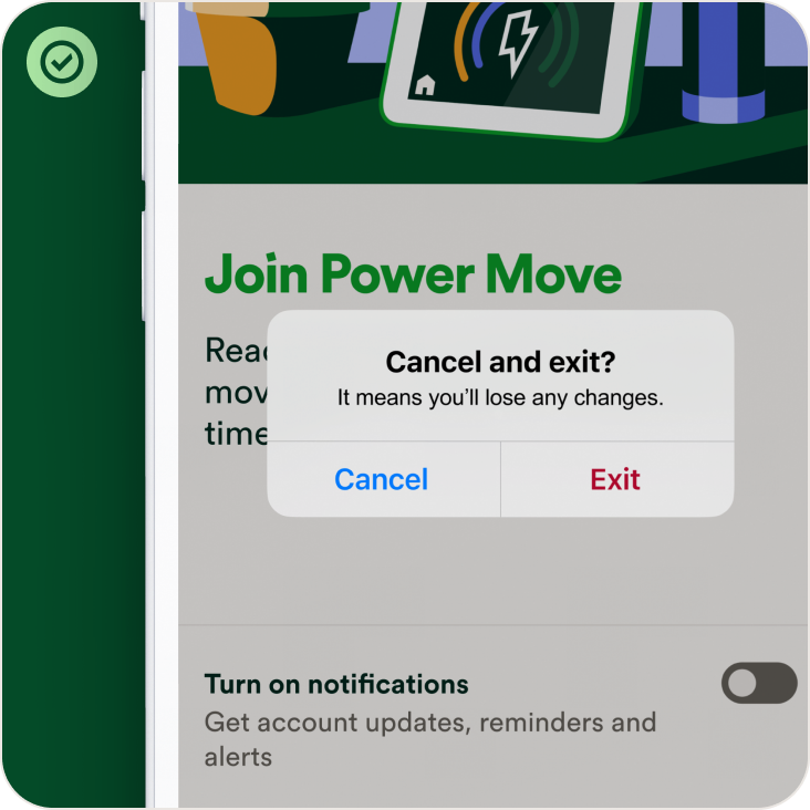 Modal usage illustration 5