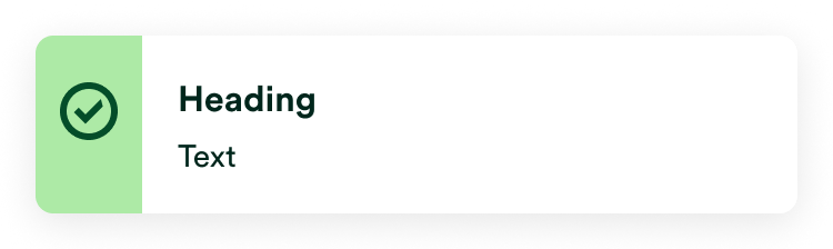 Success notification example