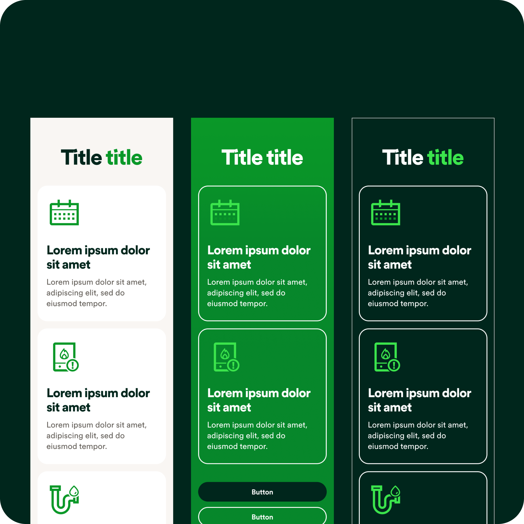 Card group themes