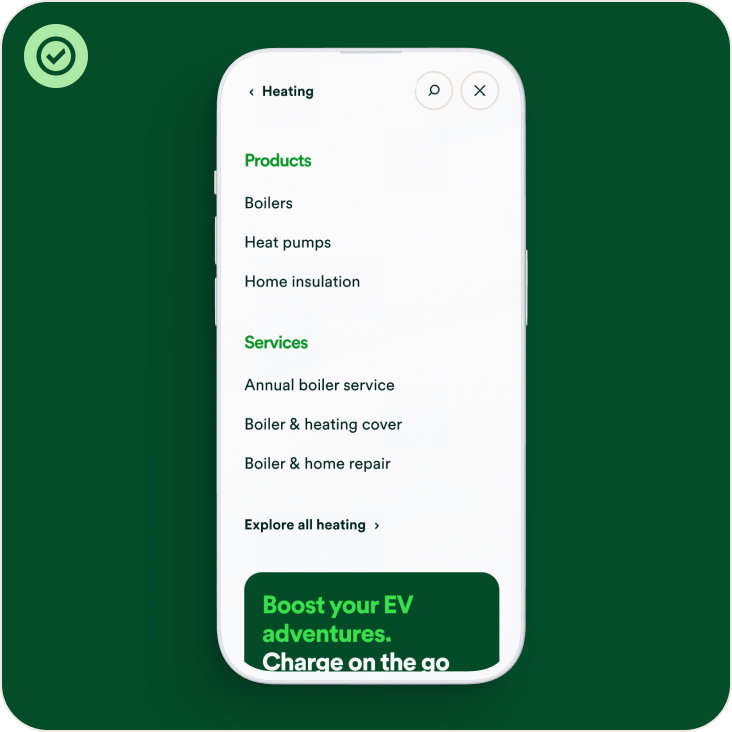 Navigation usage illustration 1