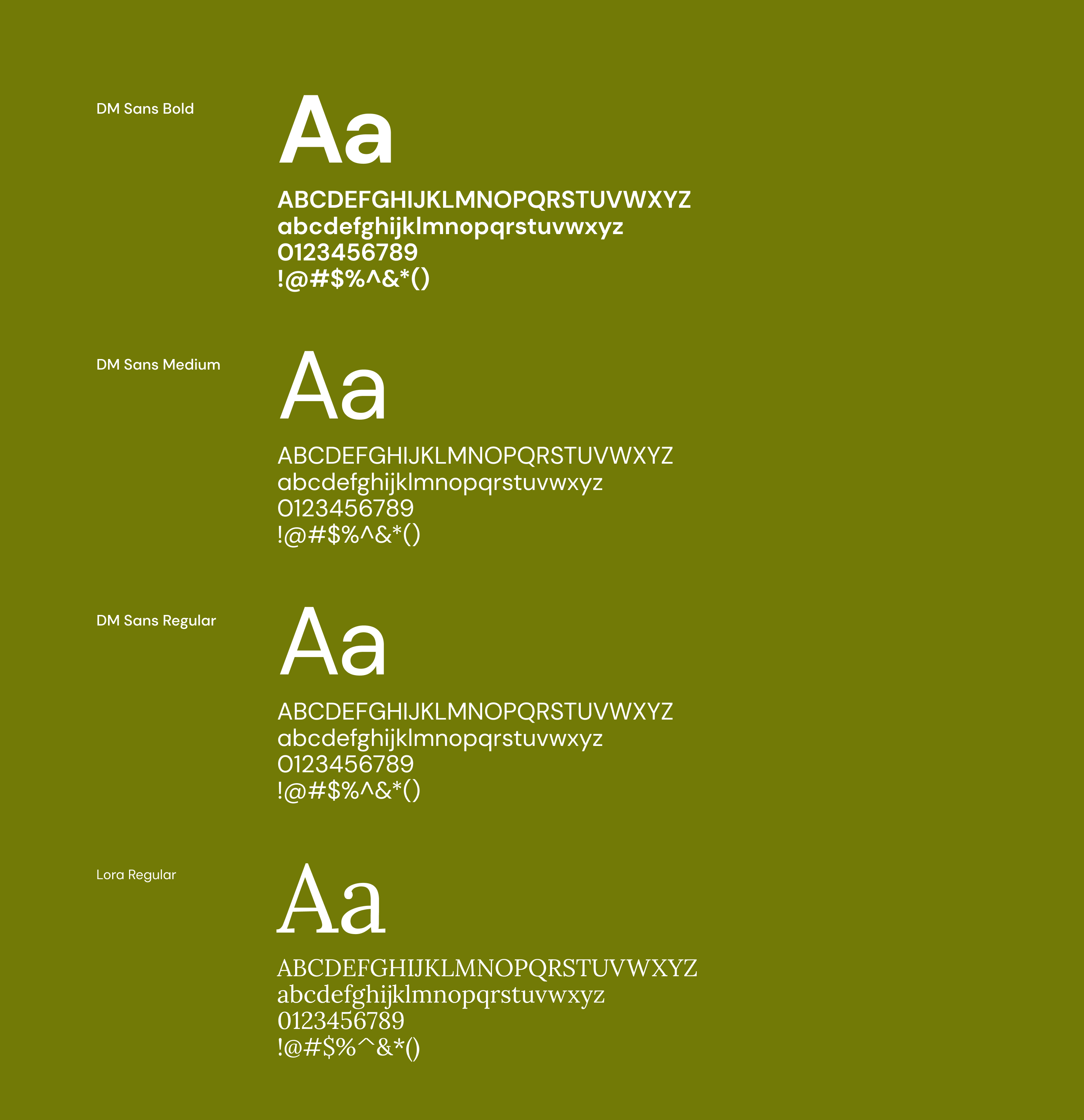 Overview | Typography | Made with Supernova