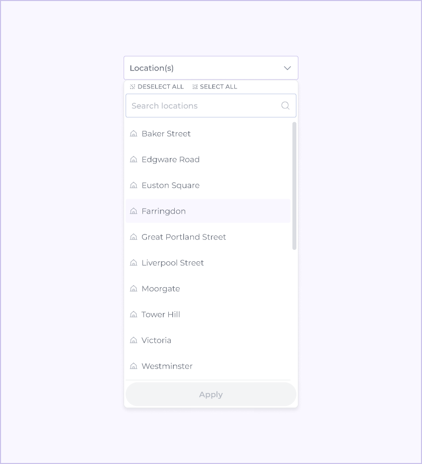 States | Dropdown | Made with Supernova