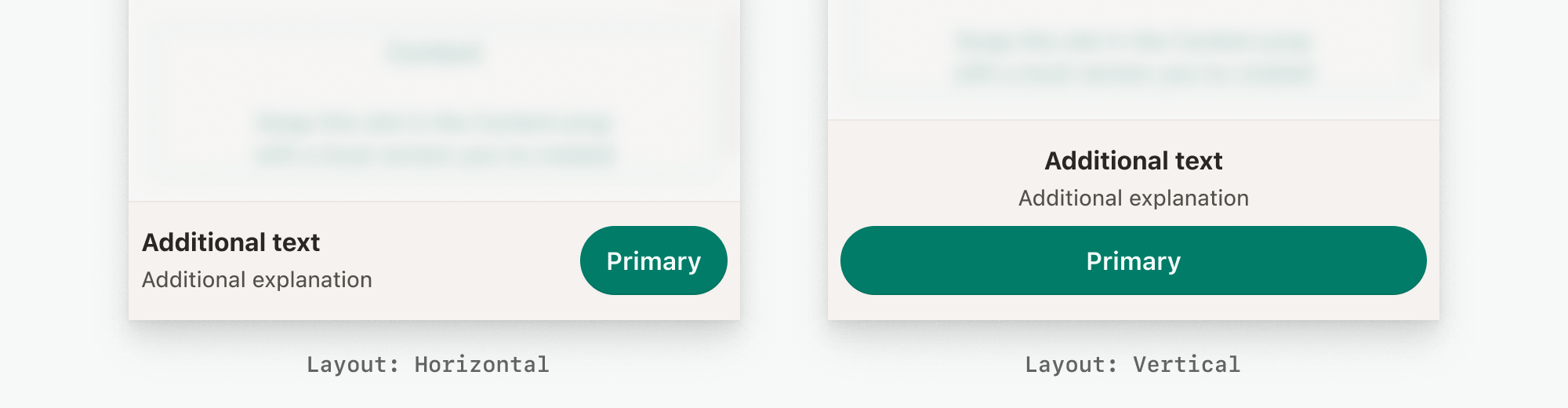 Footer layout variants 2