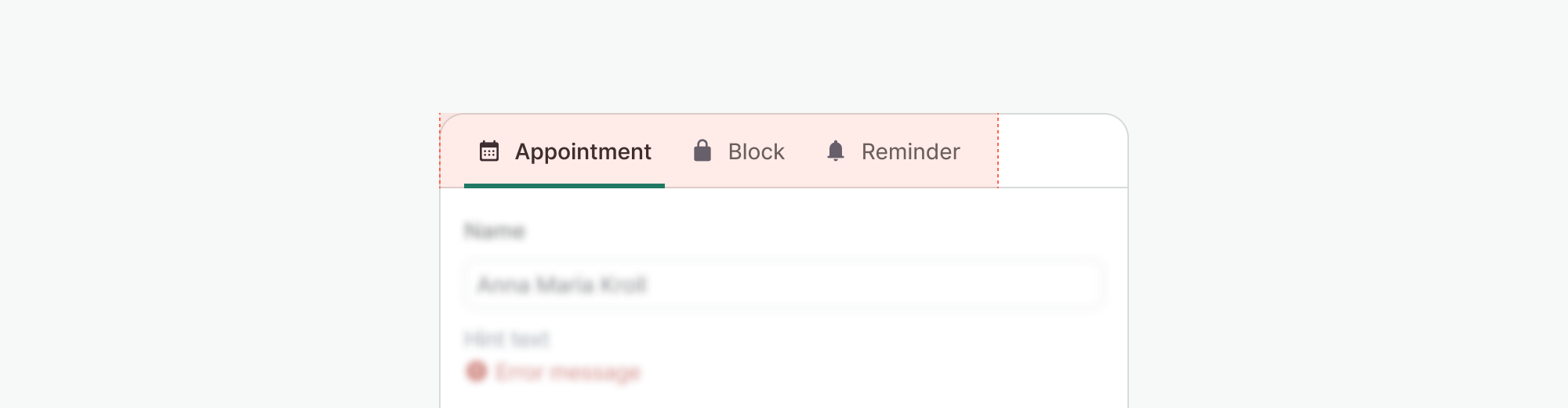 Usage Guidelines | Tabs | Made with Supernova