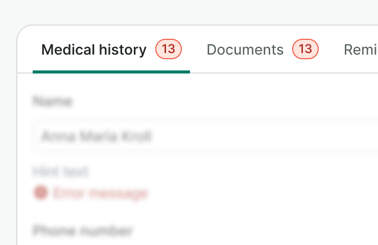 Usage Guidelines | Tabs | Made with Supernova
