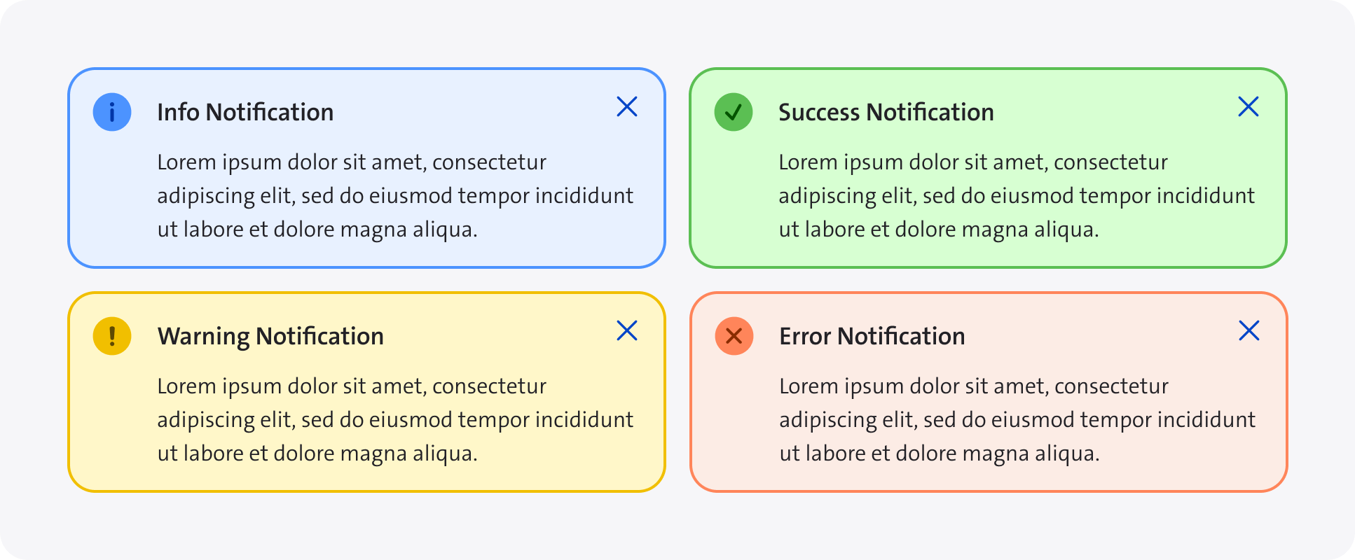 How to colour notifications
