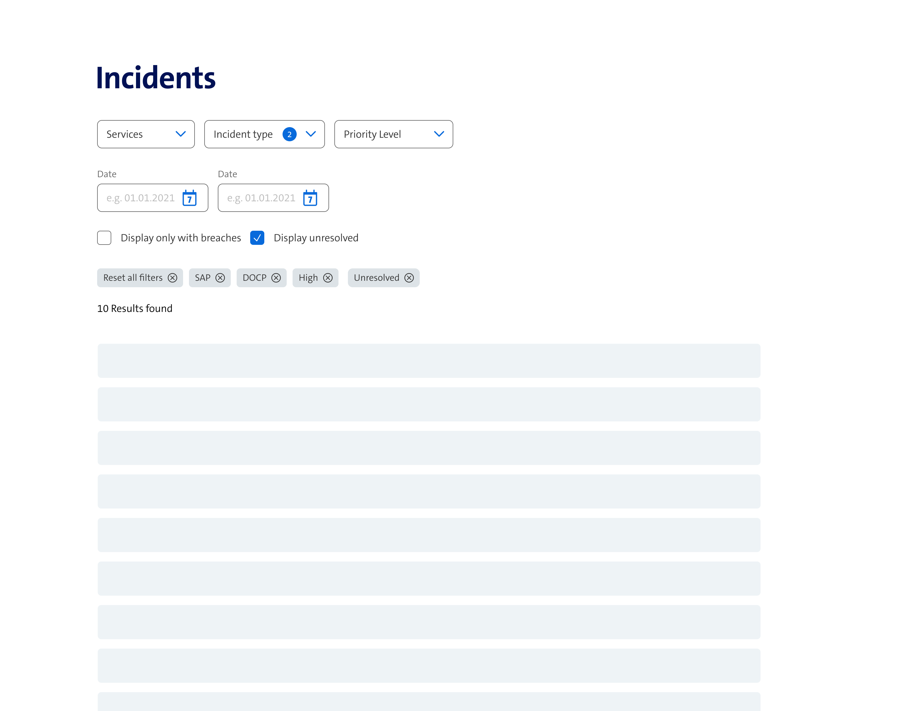 Grouped filter on desktop