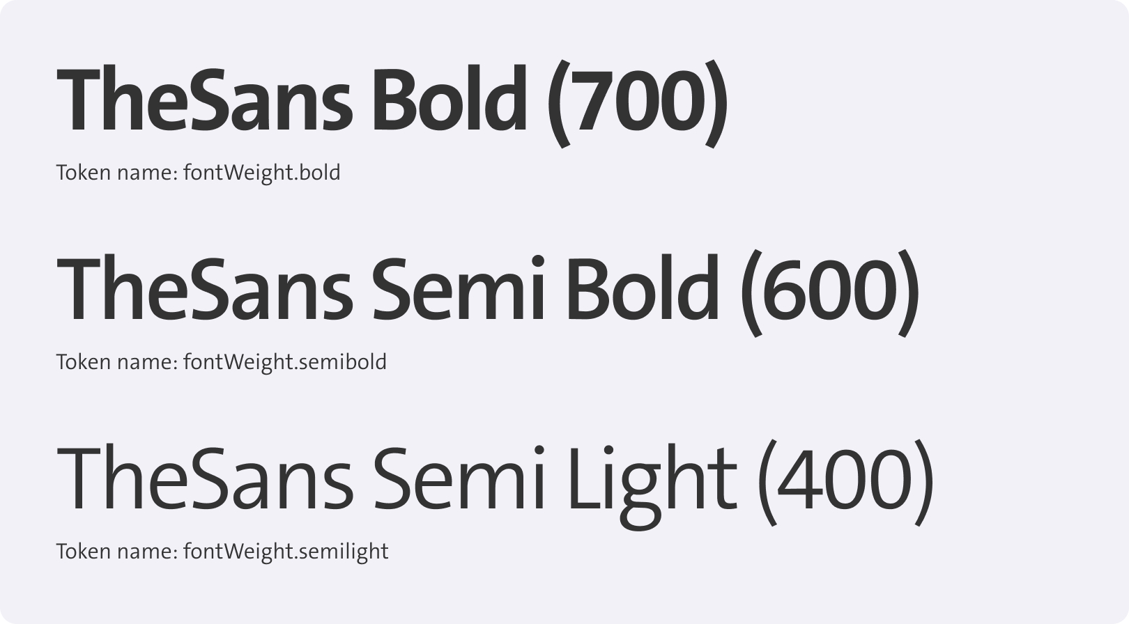Font Weights