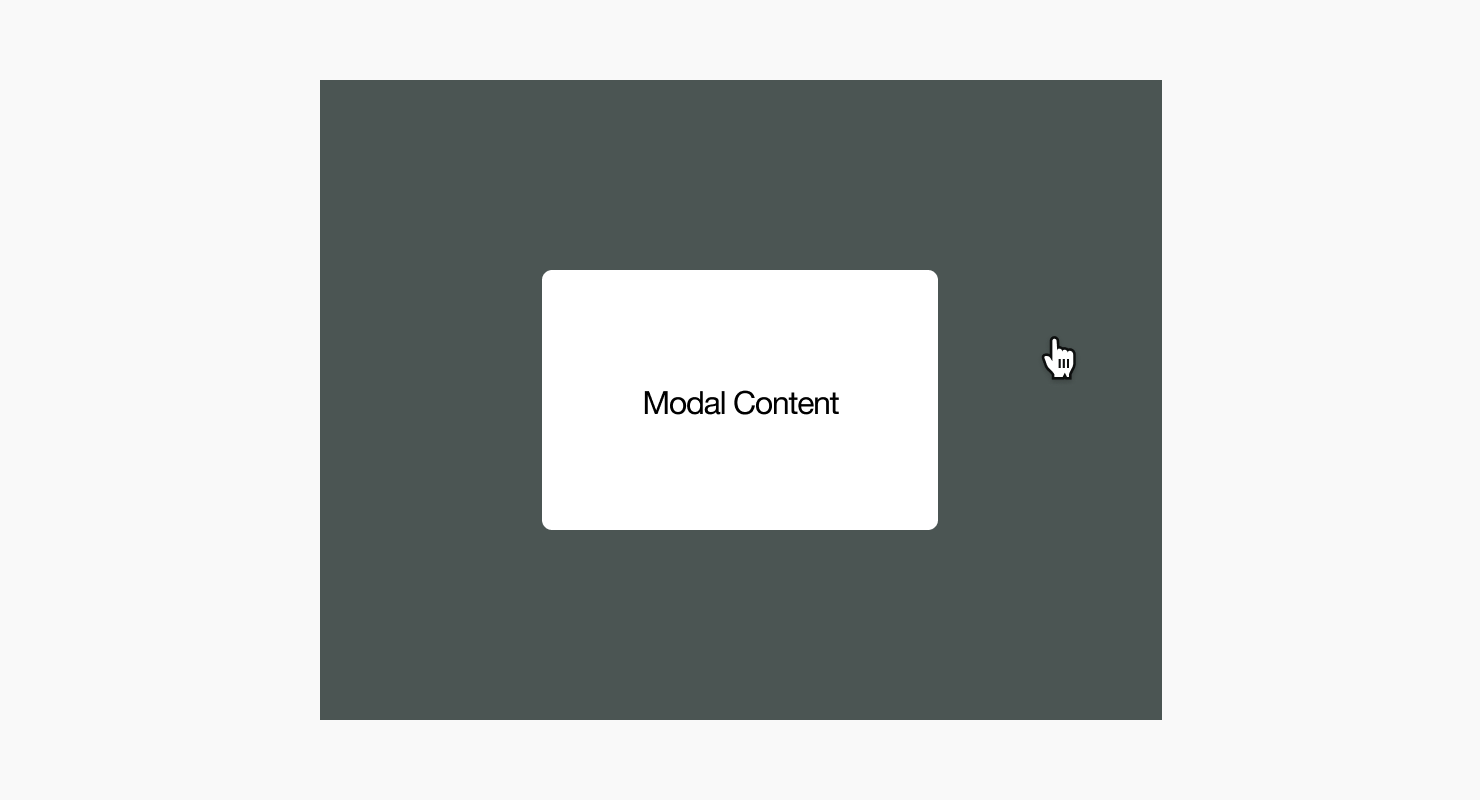 Usage | Modal Overlay | Made with Supernova