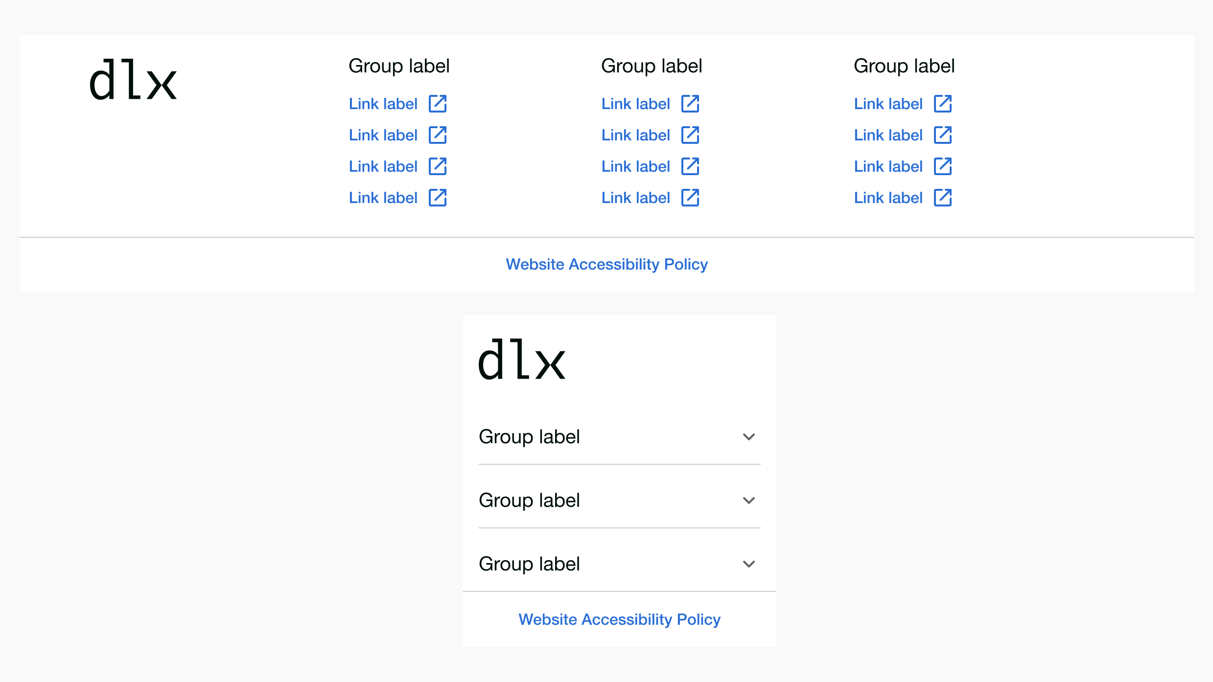 Usage | Footer | Made with Supernova