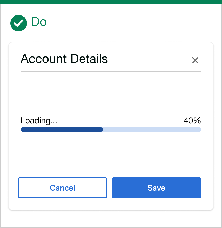 Usage | Loading Bar | Made with Supernova