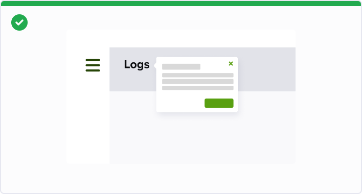 To close popover, you must : click outisde, use xmark or a CTA.