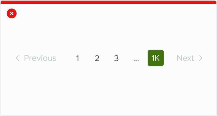 When we have more than 1000 results or more, don't add the letter 