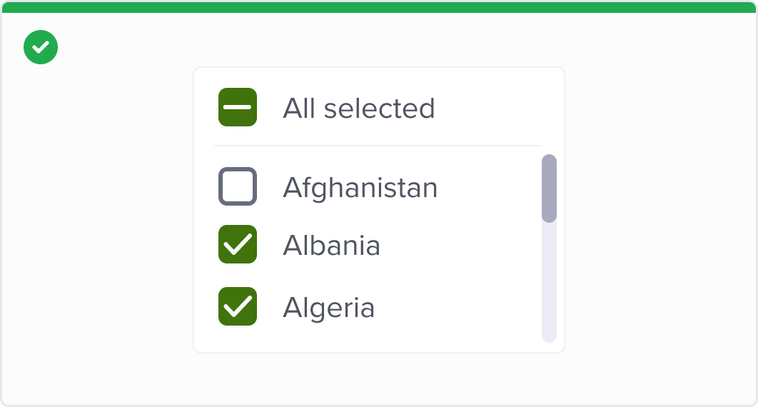 Already use specified icons from checkbox componant.