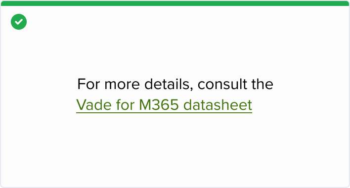 Use inline link in sentence. You can add icon to add information as external page.
