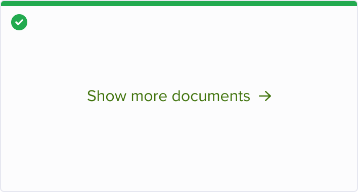 Use text or text with an icon (depending on the type of link) to explain which page the link leads to.