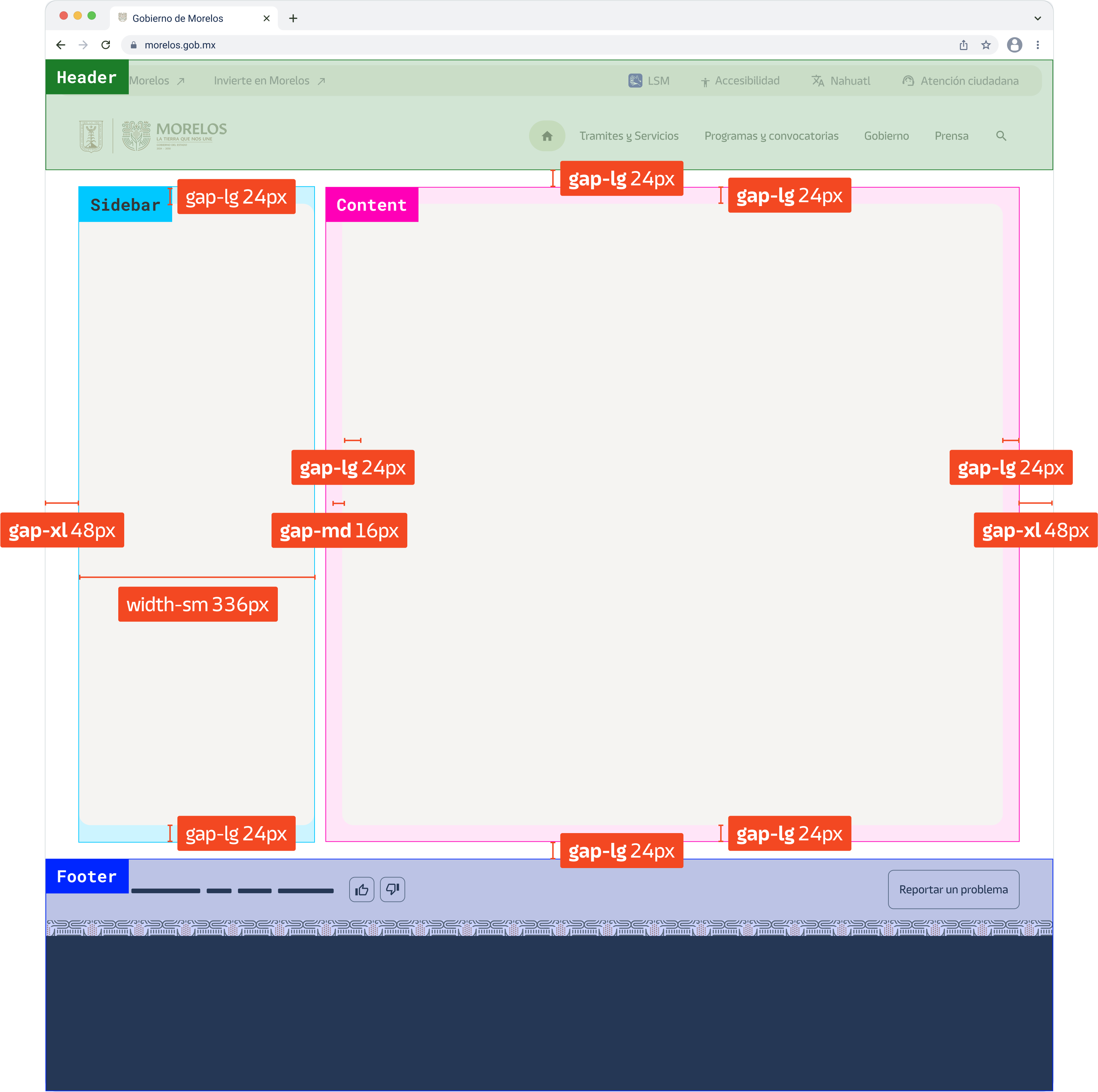 Plantillas | Layout | Made with Supernova