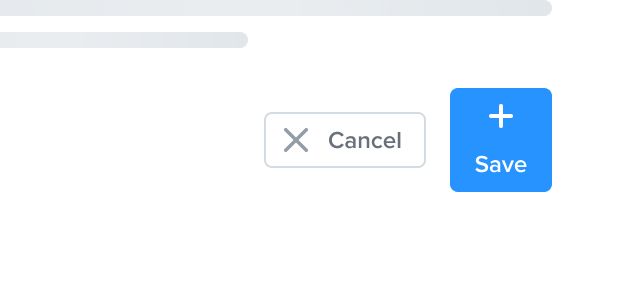 🚫  Don't vertically align the icon or text in the centre of the button.