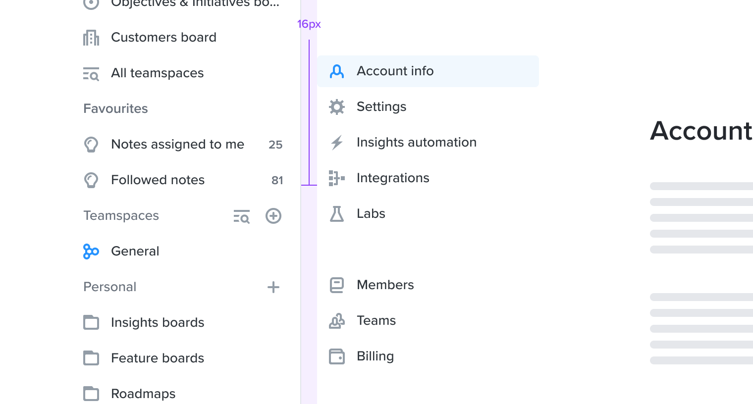 Dual menus