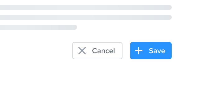 ✅  Use the correct alignment of text and any accompnanying icons.