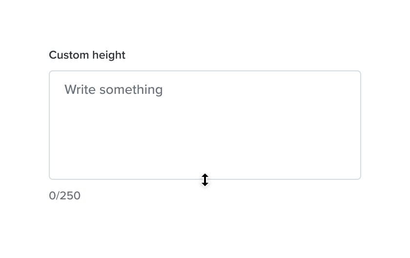Custom height