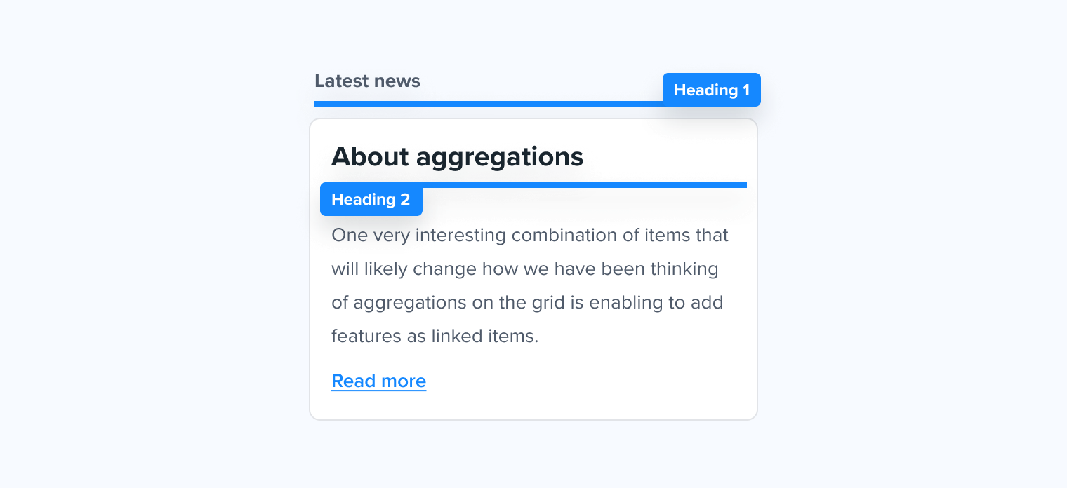 Headings