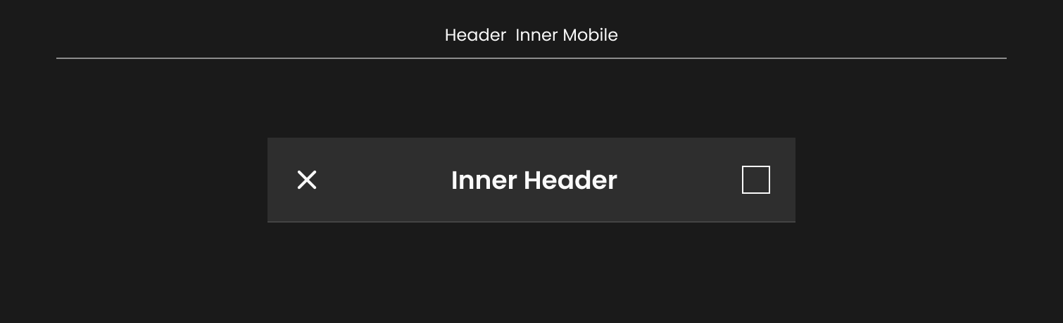 In Header Descripción general | Inner header | Made with Supernova