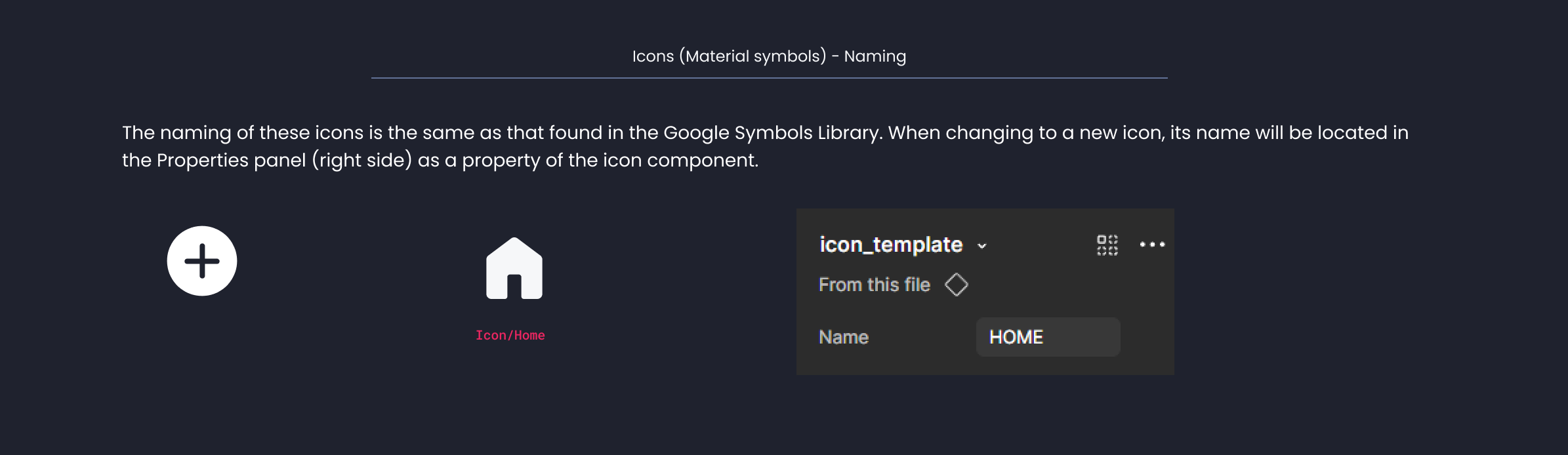 Descripción general | Icon | Made with Supernova