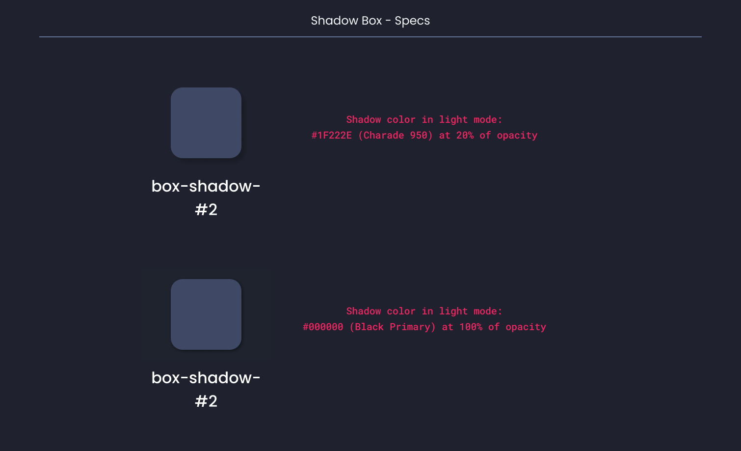 Shadowboxes Version Descripción general | Shadow Boxes | Made with Supernova