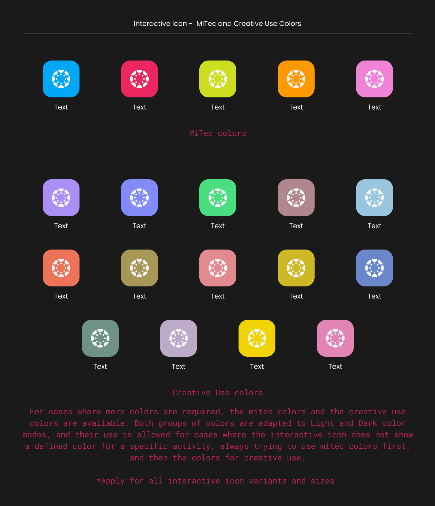 Descripción general | Interactive icon | Made with Supernova