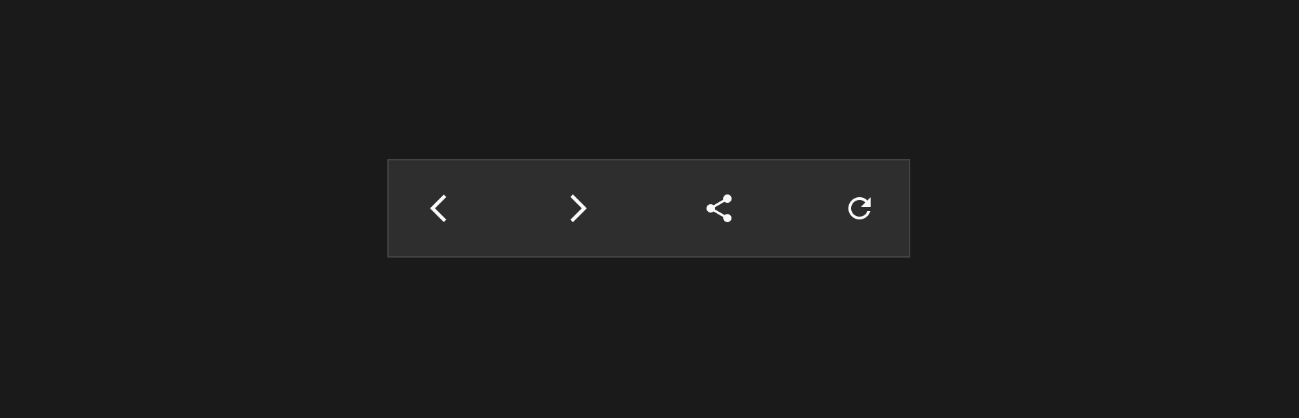 Descripción general | Bottom navigation bar | Made with Supernova
