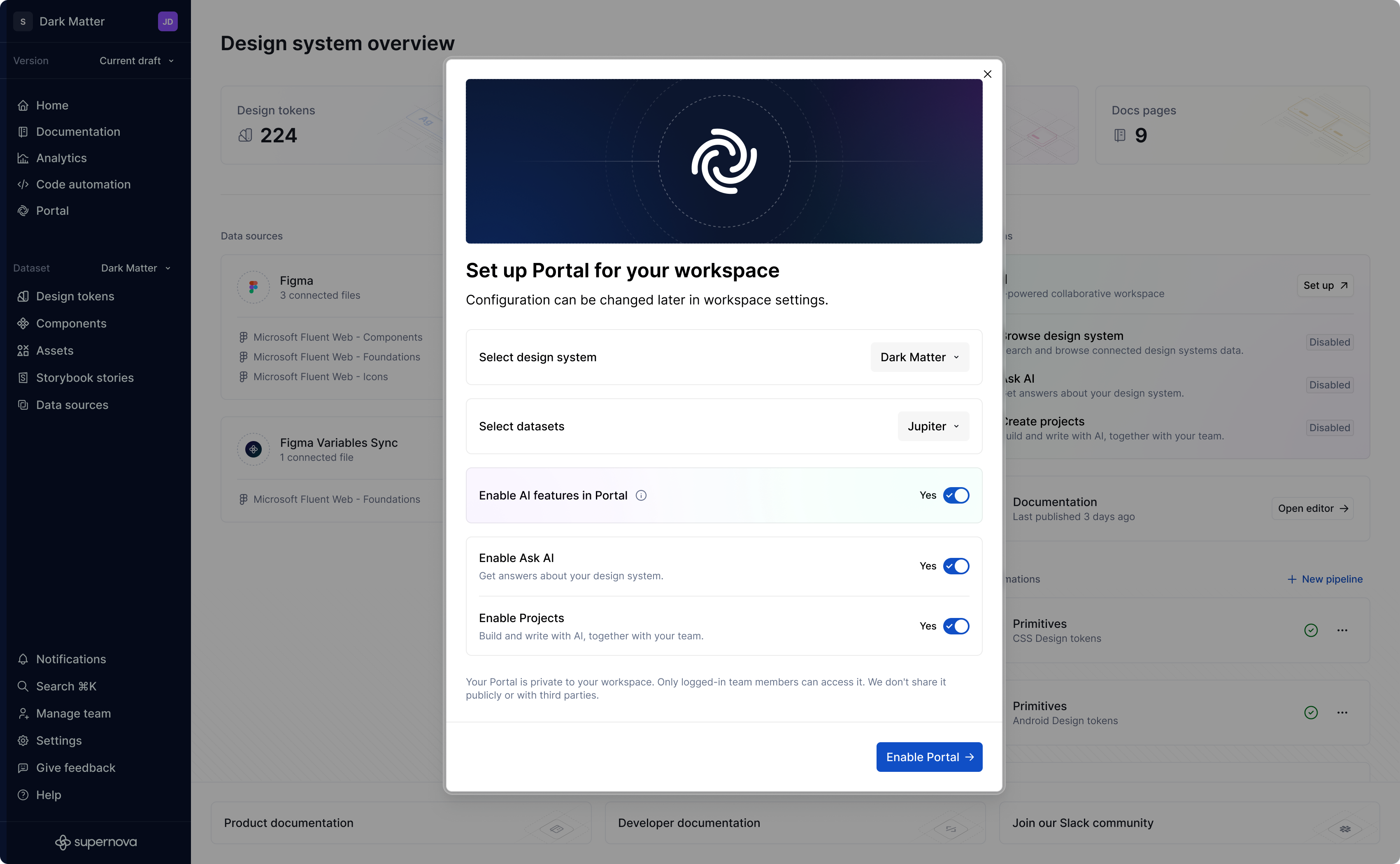 Portal onboarding