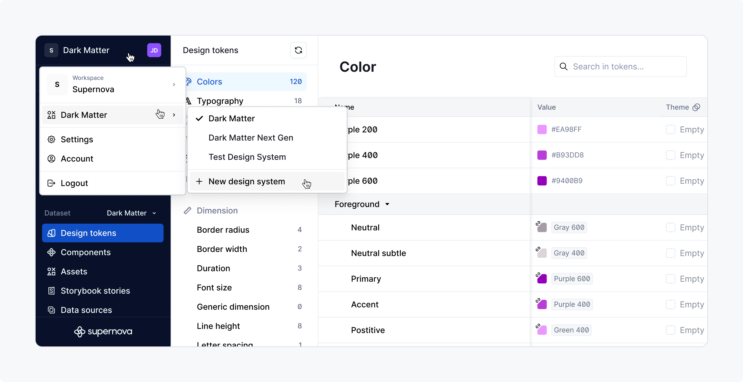 New design system