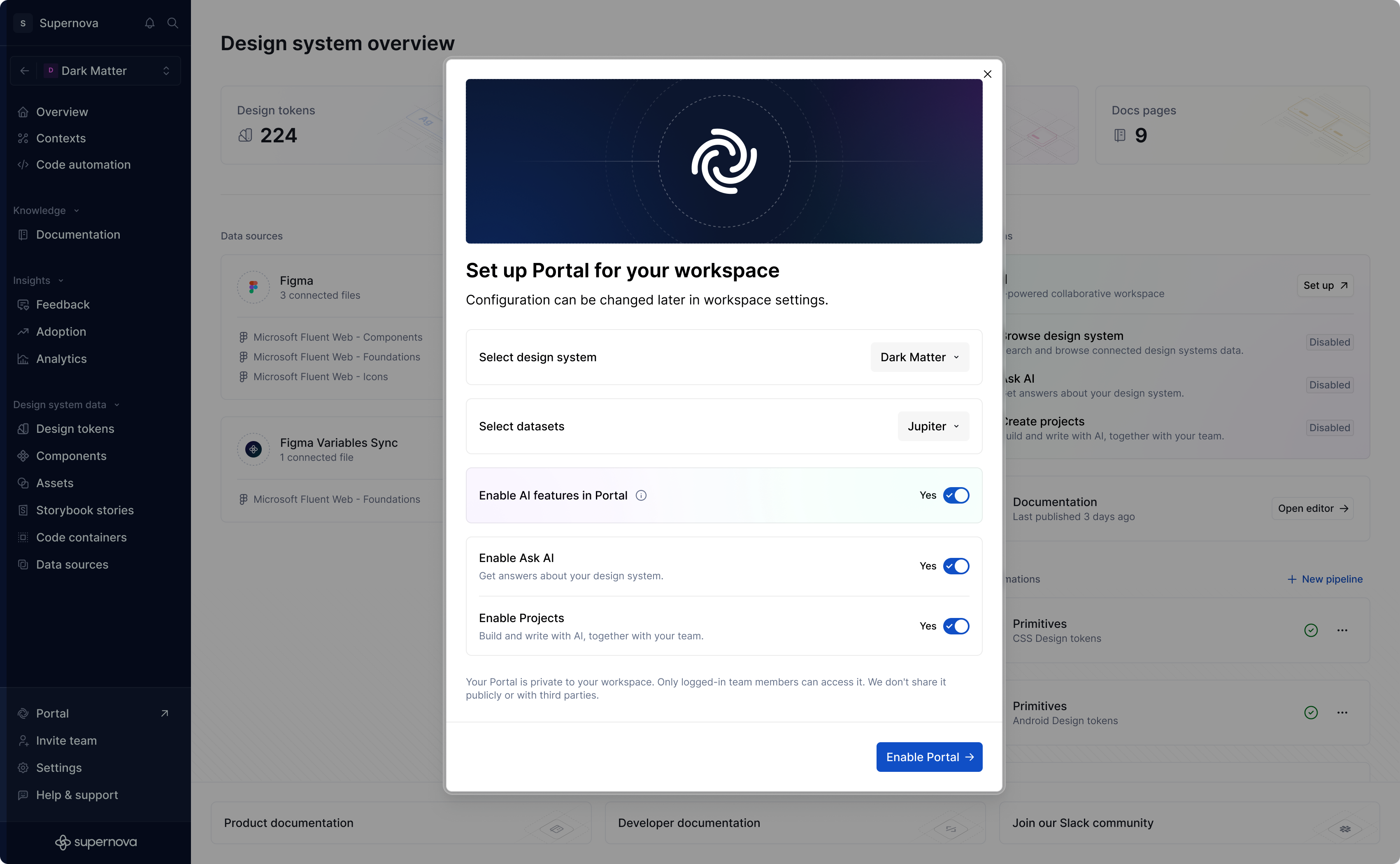 Portal onboarding