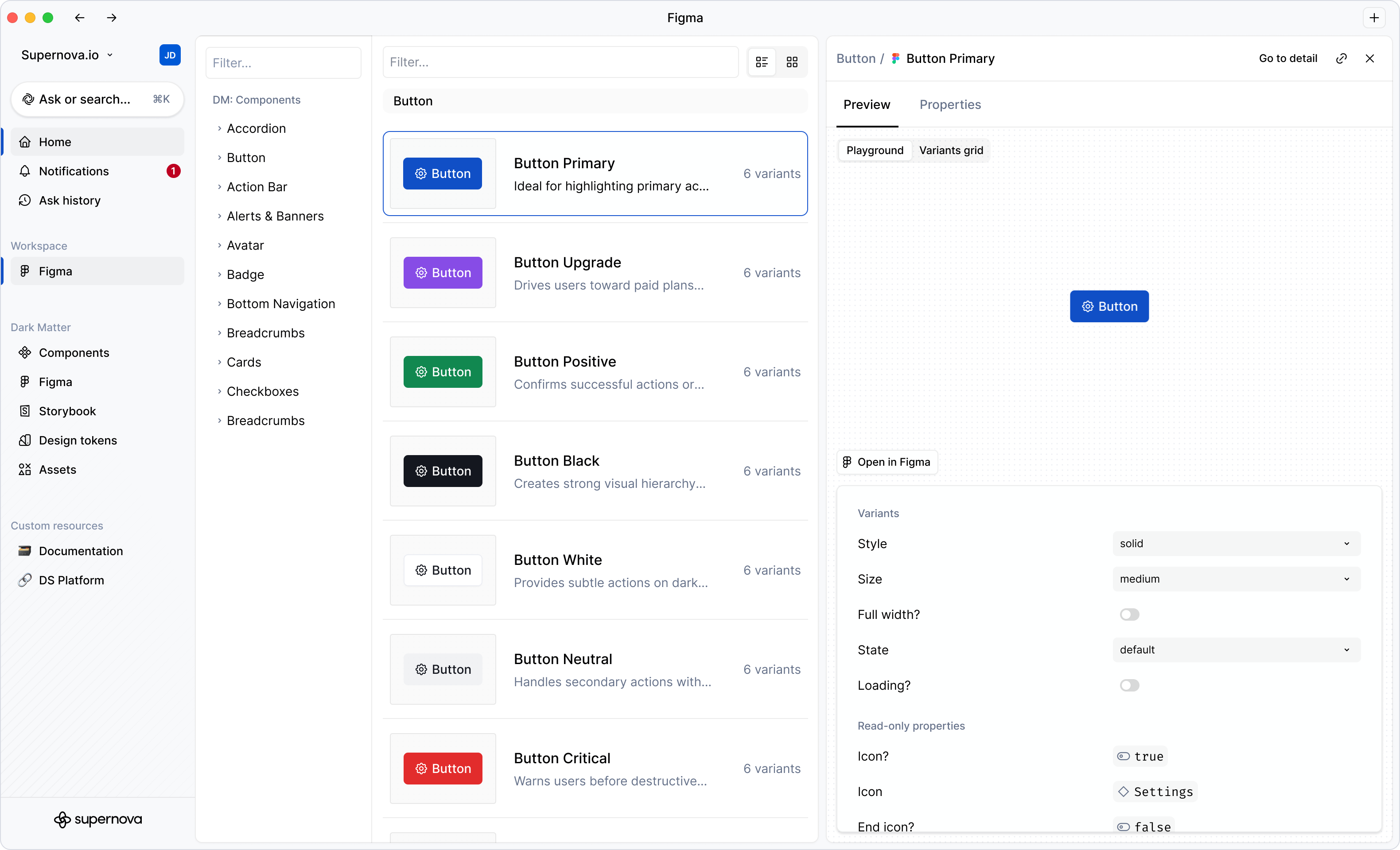 Figma components