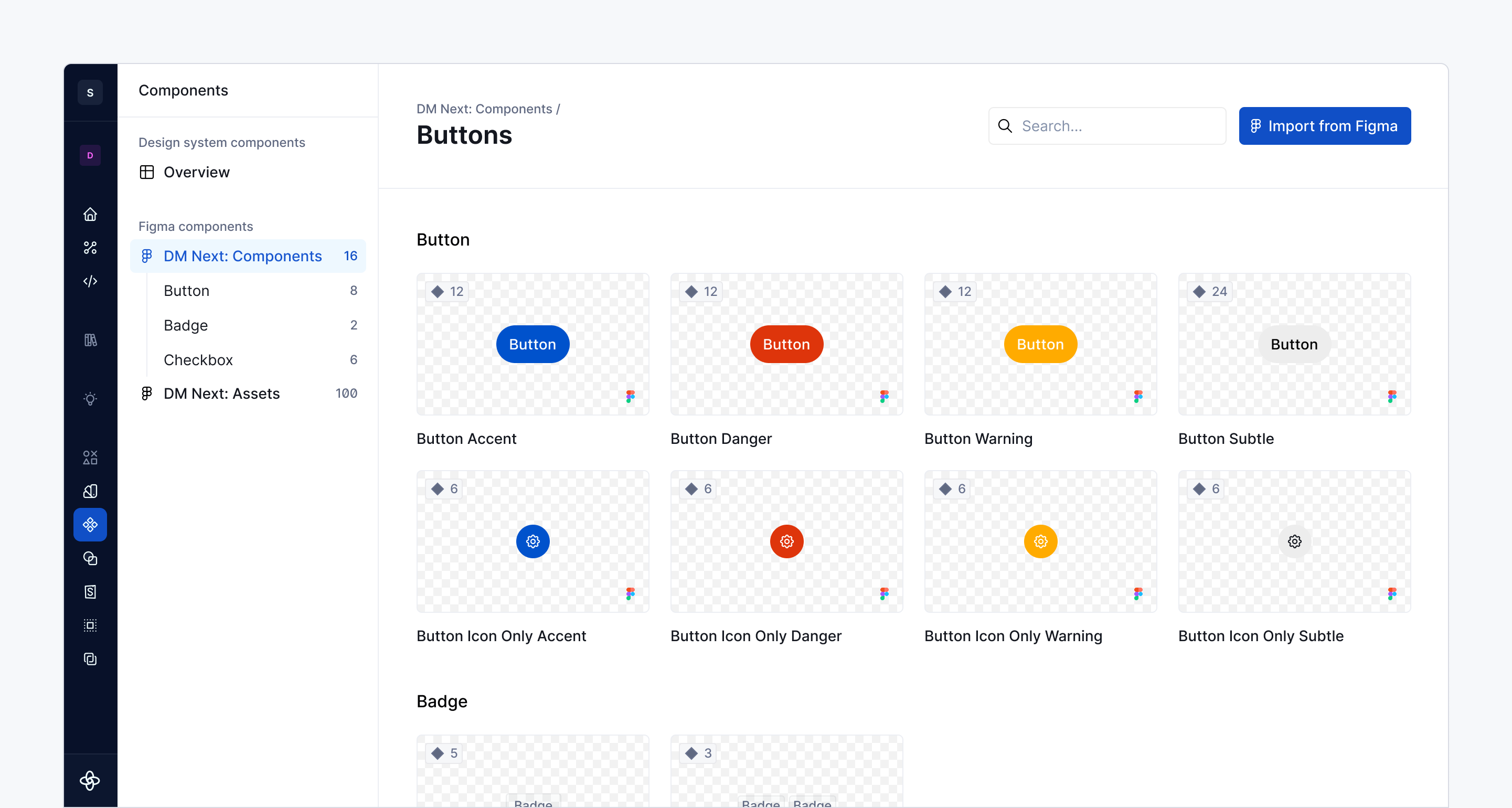 Figma components overview