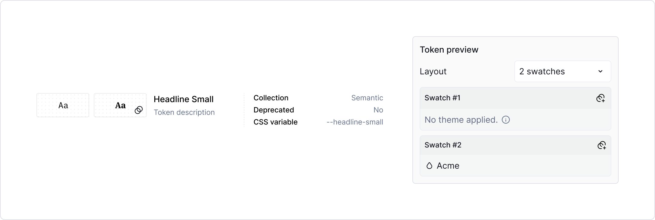 Apply theme to typography tokens