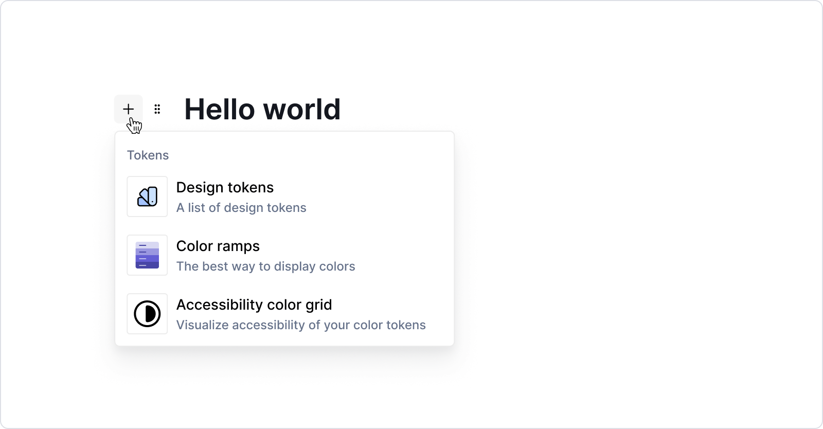 Adding a new block