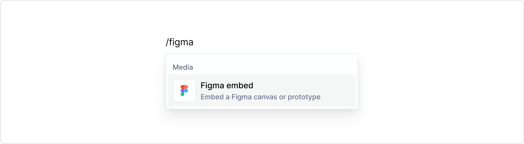 Figma embed / menu