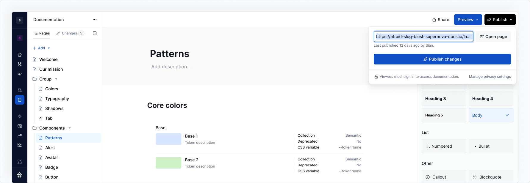 Publish - following build