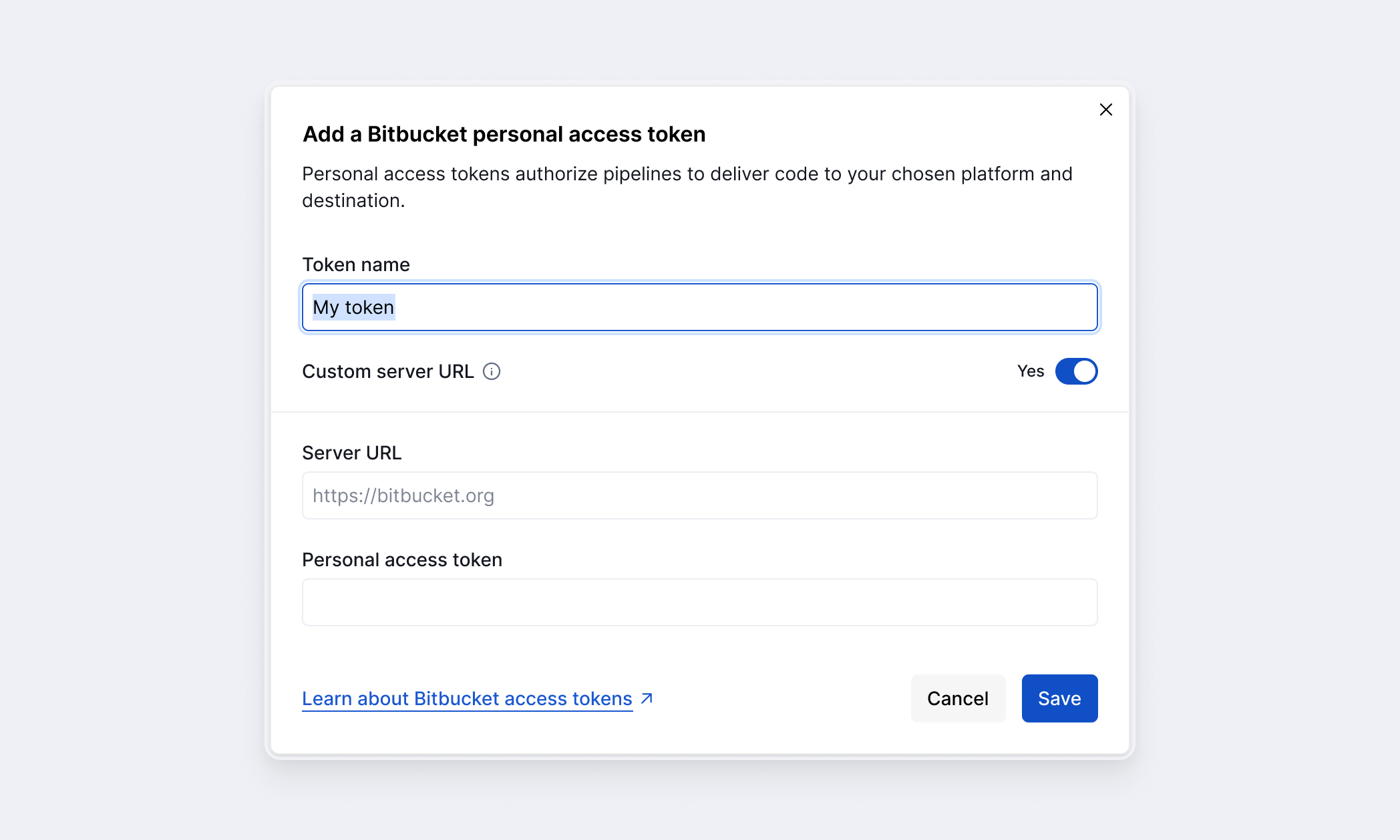 PAT - Bitbucket (Custom)