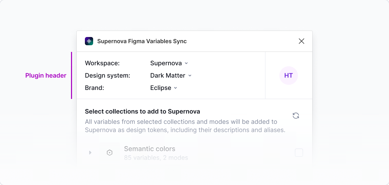 New feature - Figma Variables — header