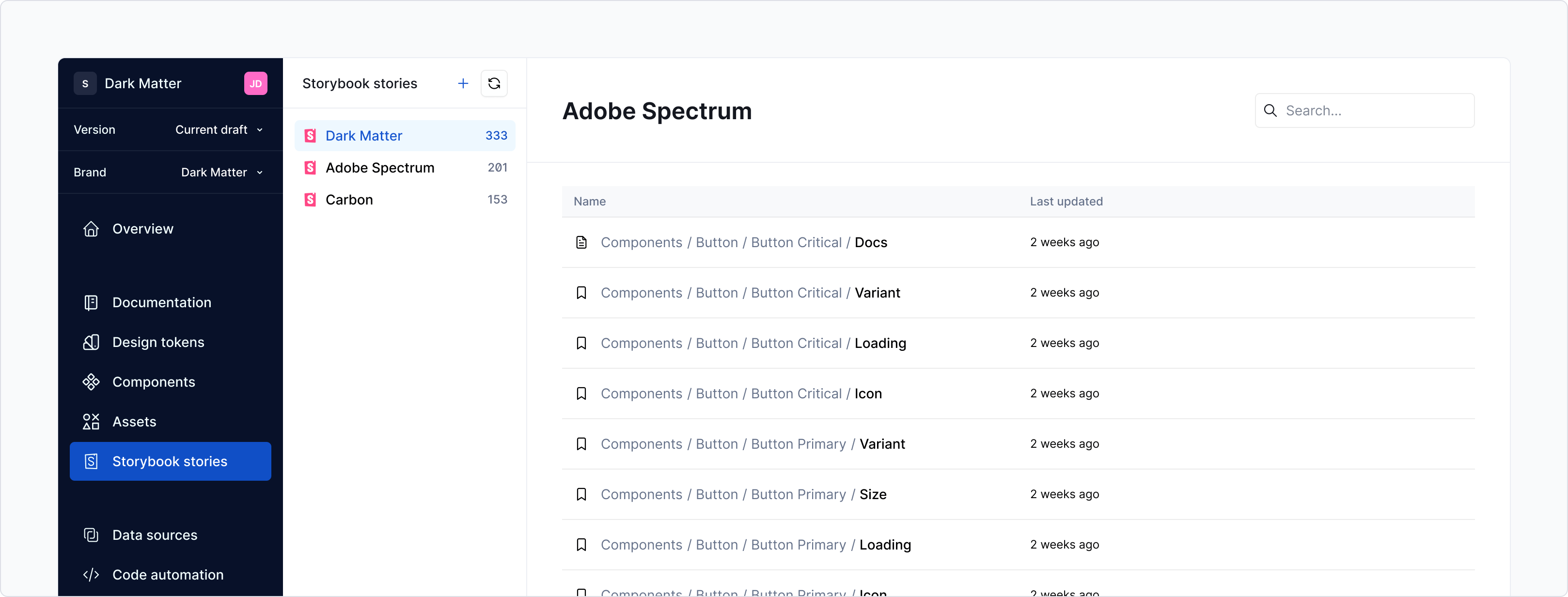 Check the list of all imported stories to see if they are imported correctly.