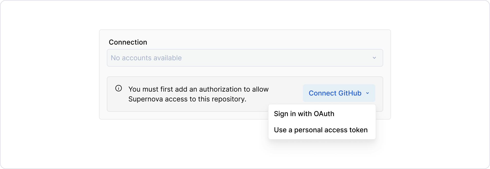 Connect GitHub