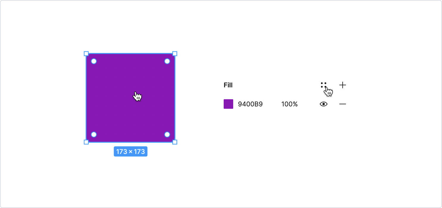 Creating a new local style in Figma