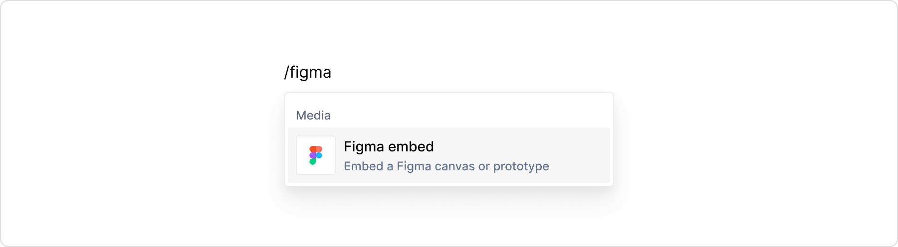 Figma embed / menu