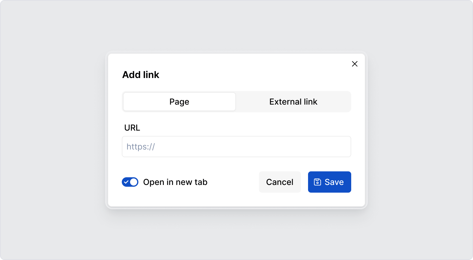 Inline link - external